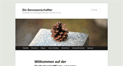 Desktop Screenshot of genossenschaftler.de